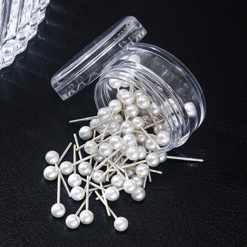 Women's Sier Plated Ear Sticks Comfortable Fashion High-grade Earrings