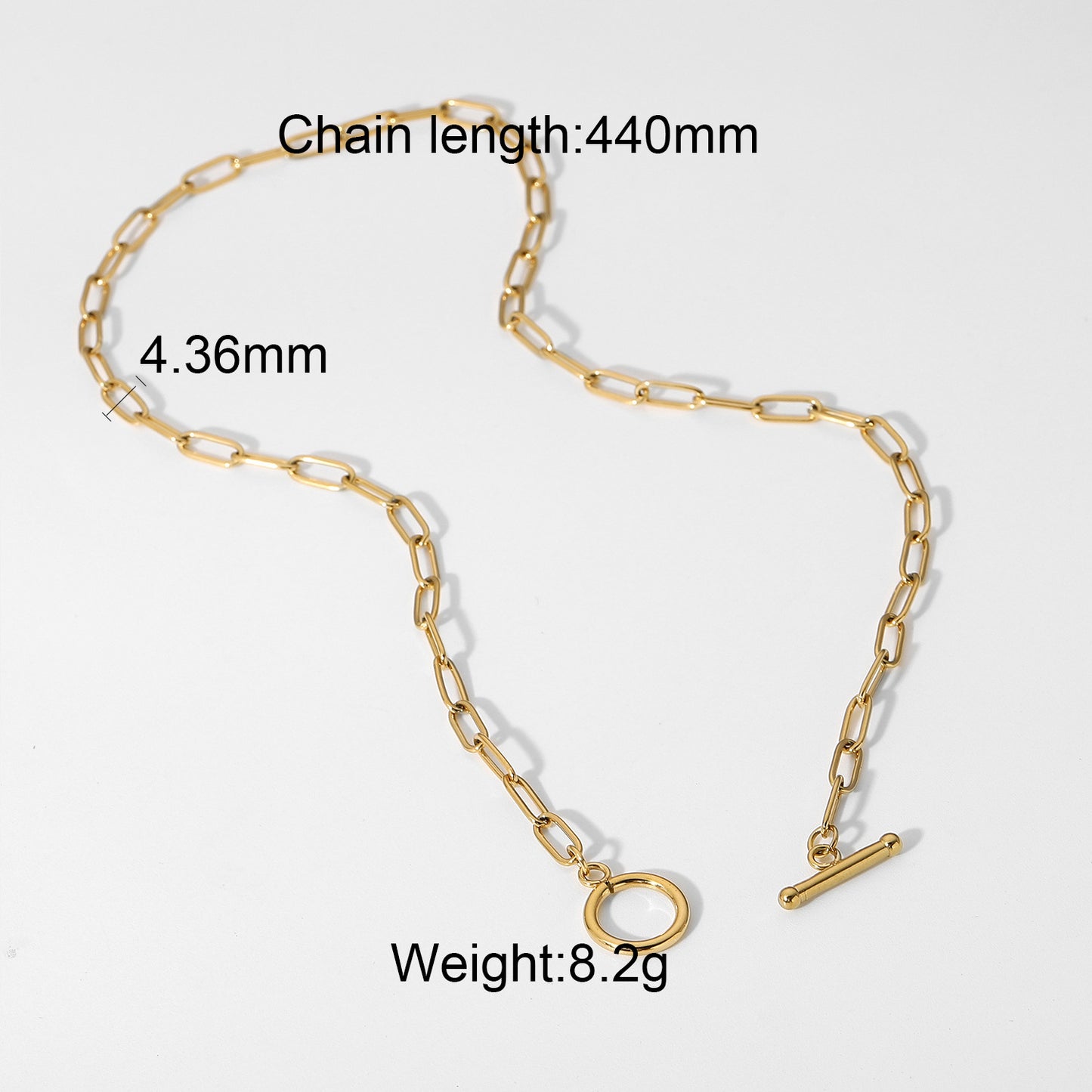 Gold-plated Stainless Steel Light Luxury Cold Necklaces
