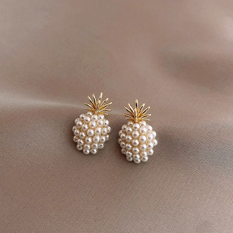 Women's Sier Pin Korean Style High Sense Special Earrings