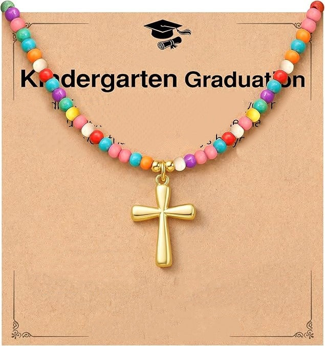 Women's Stainless Steel Gold Chain With Card Necklaces