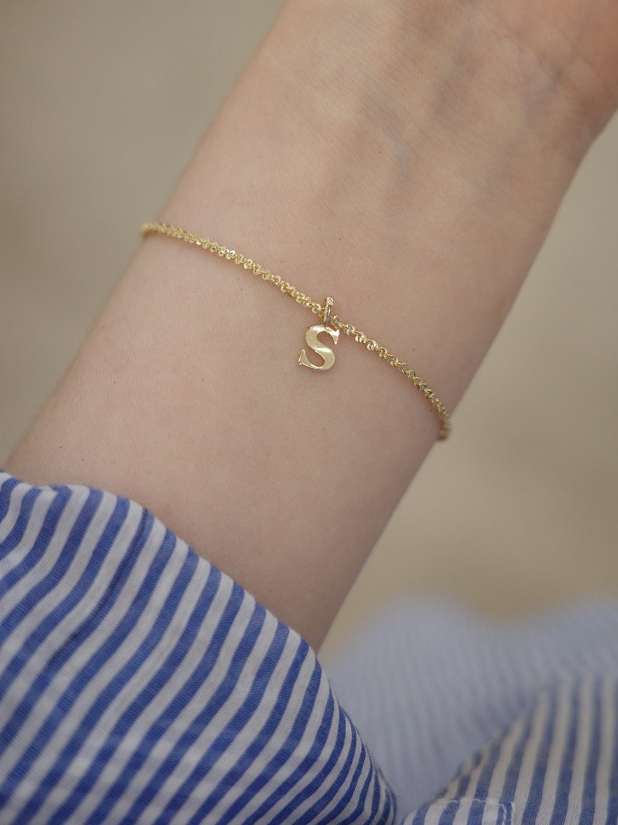 Gold Plated Mini Plain Cute Small Clavicle Pendants