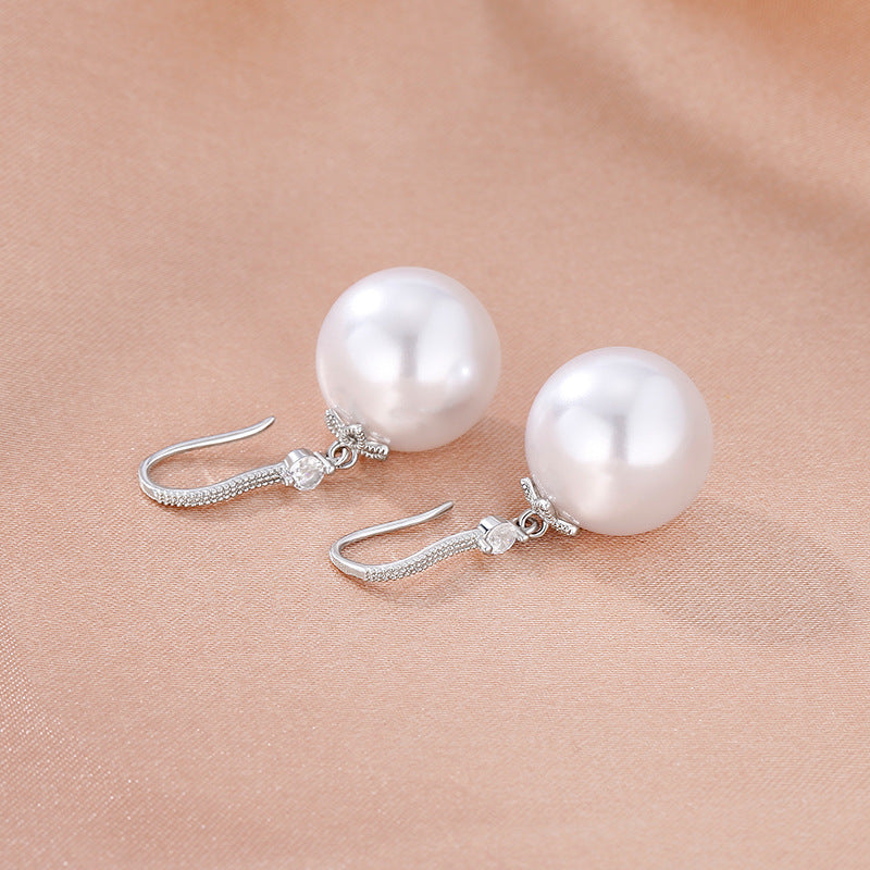 Pearl Female Elegant High Sense French Earrings