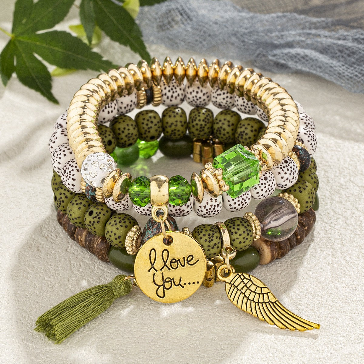 Fashion Beaded Vacation Style Dopamine Decompression Stretch Micro Glass Bead Bracelets