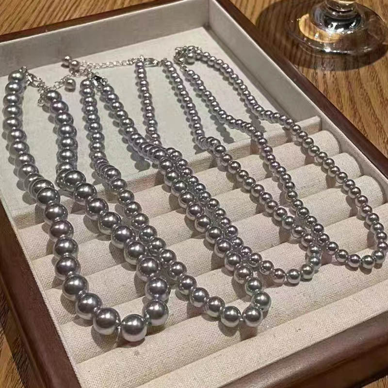 Women's Pearl High-grade Temperament Wild Sweater Chain Necklaces