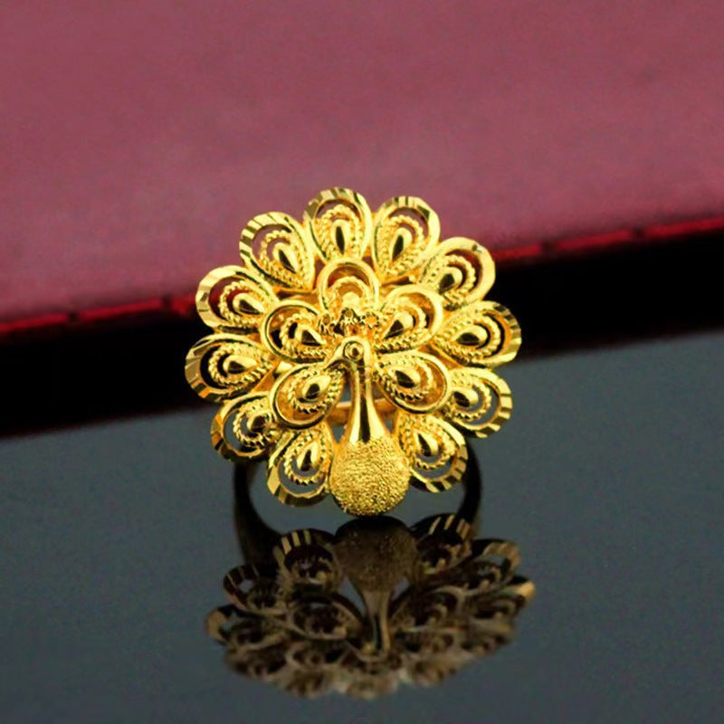Gold Jewelry Decoration Marriage Imitation Bridal Earrings