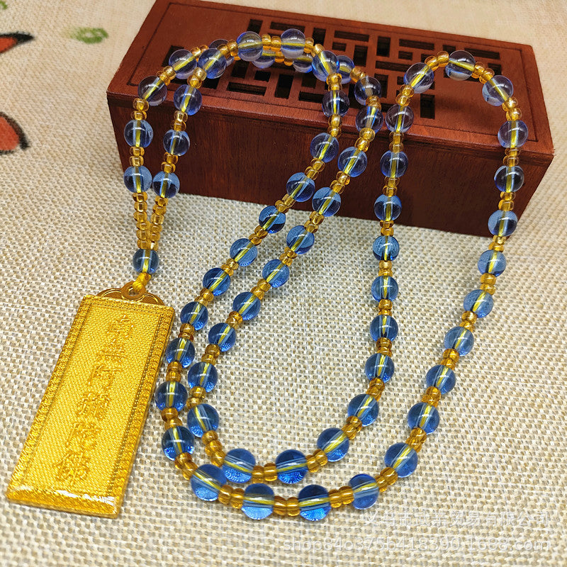 Women's & Men's Amulet Safety Blessing Sweater Chain Knot Necklaces