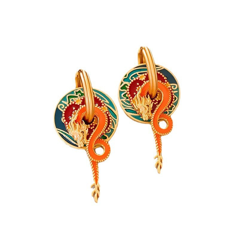 Round Clip Niche Personality Design Sense Elegant Ear Buckle