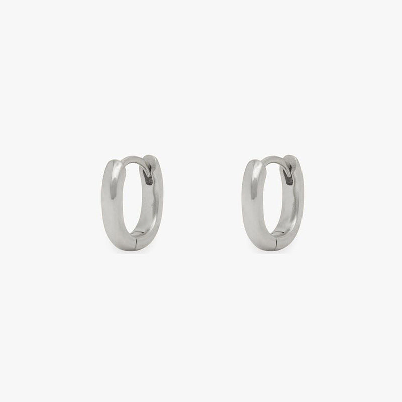 Simple Light Luxury Wind U-shaped Glossy Electroplating Ear Buckle