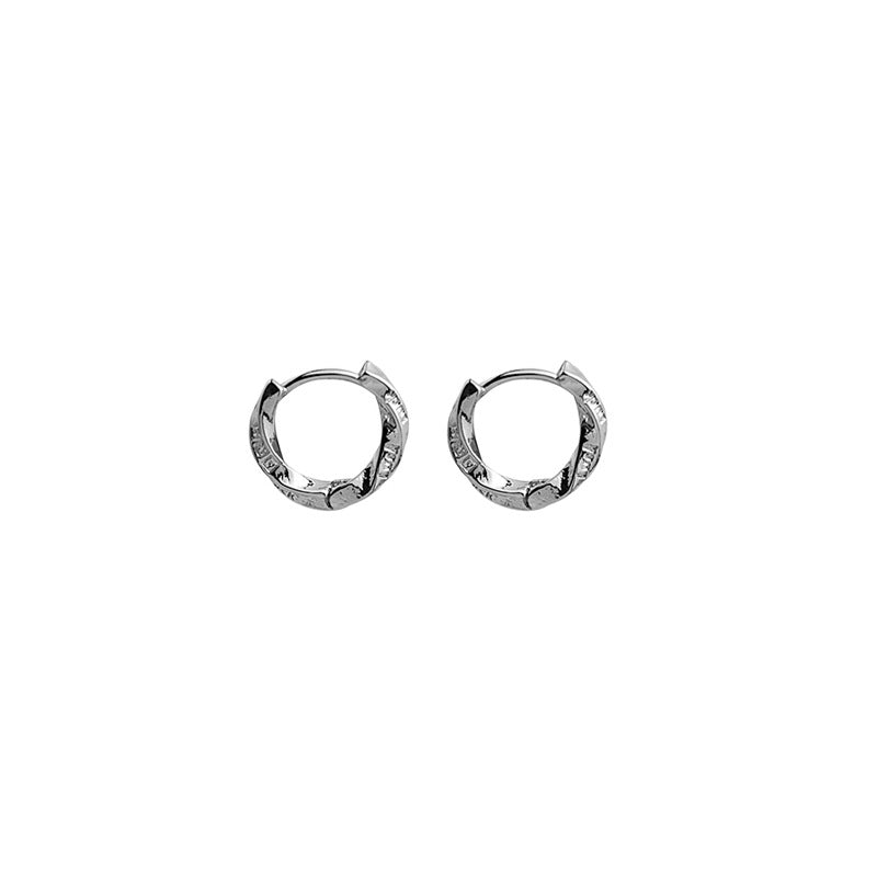 Needle Mobius Ear Simple Style Compact Temperamental Stud Earrings