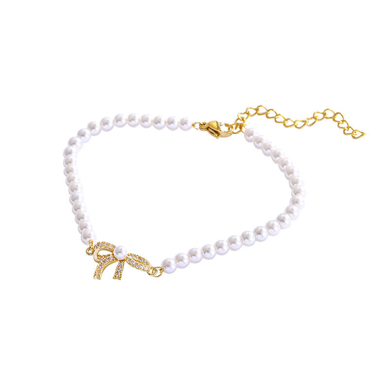 Women's Style Bow Pearl For Summer Light Bracelets