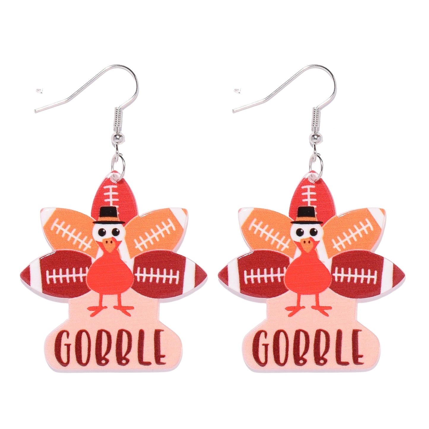 Women's Cartoon Turkey Acrylic Fun Strange Creative Earrings