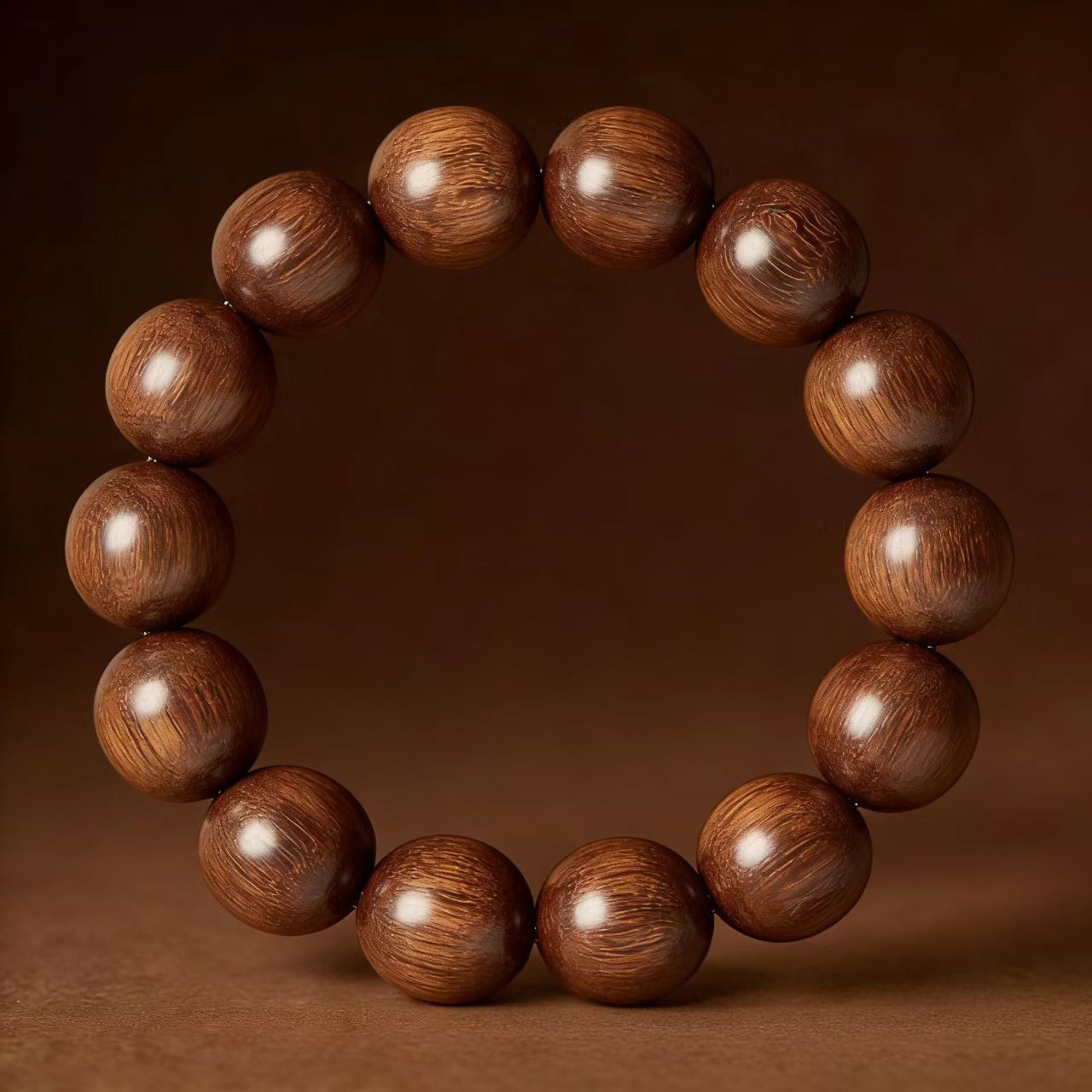 Women's & Men's Sandalwood Natural Prayer Beads Crafts Silkwood Hand Bracelet