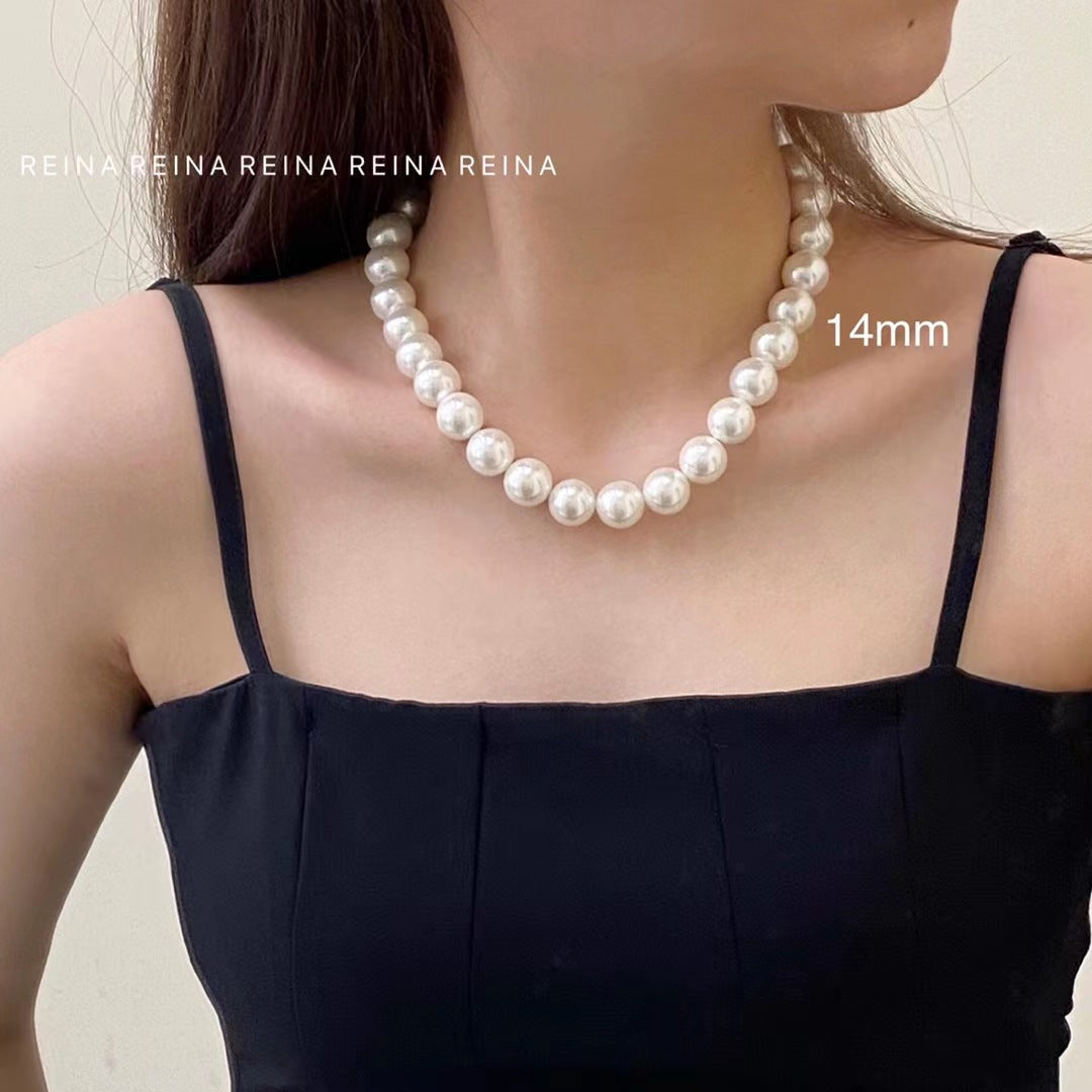 Pearl Clavicle Chain Beaded Single Layer Necklaces