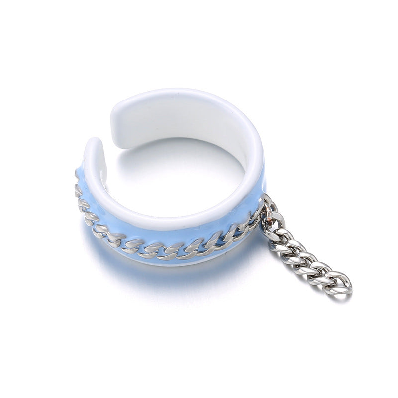 Female Affordable Luxury Style High-grade Drop Oil Rings