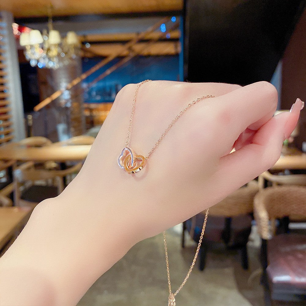 Women's Luxury Titanium Steel For Niche Design Necklaces