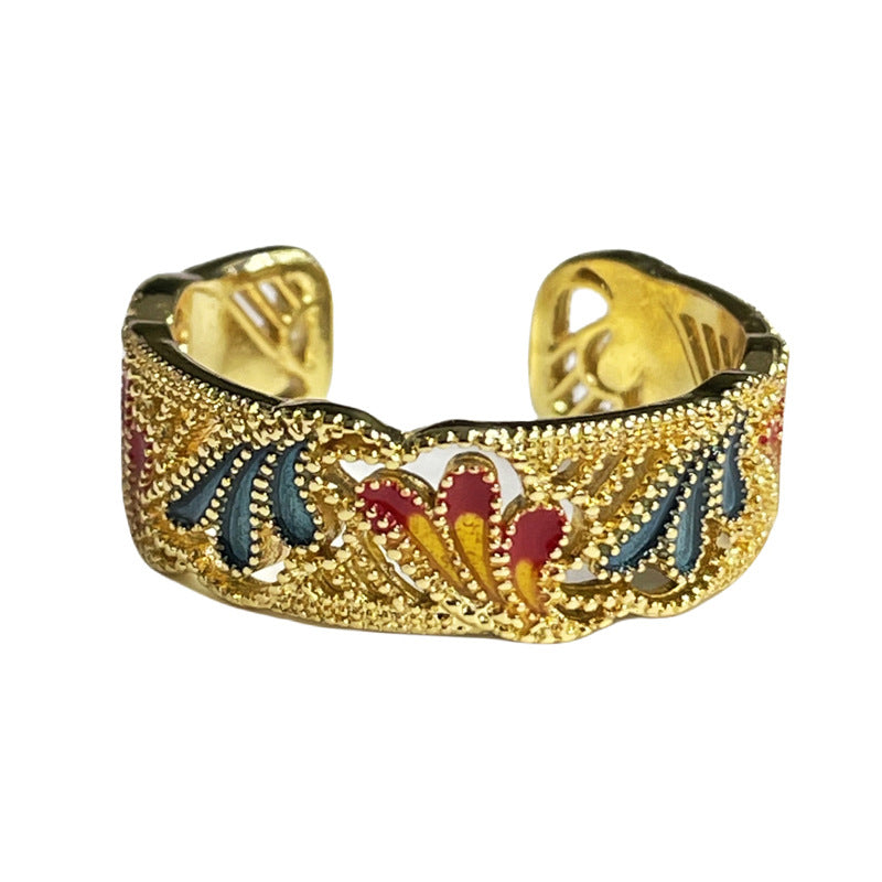 Brushed Simple Opening Female Refined Grace Rings
