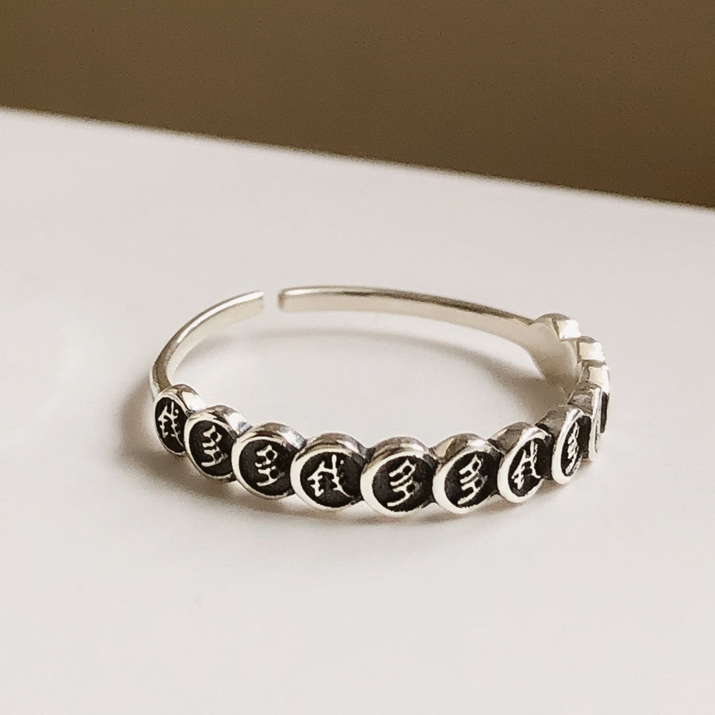 Cat Female Niche Design Personality Retro Rings