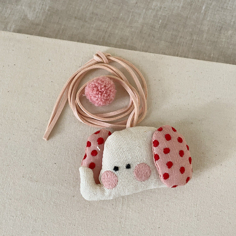 Women's Funny Fabric Three-dimensional Animal Halter Cute Necklaces