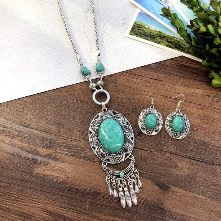 Style Tophus Bohemian Graceful Exaggerated Tassel Earrings