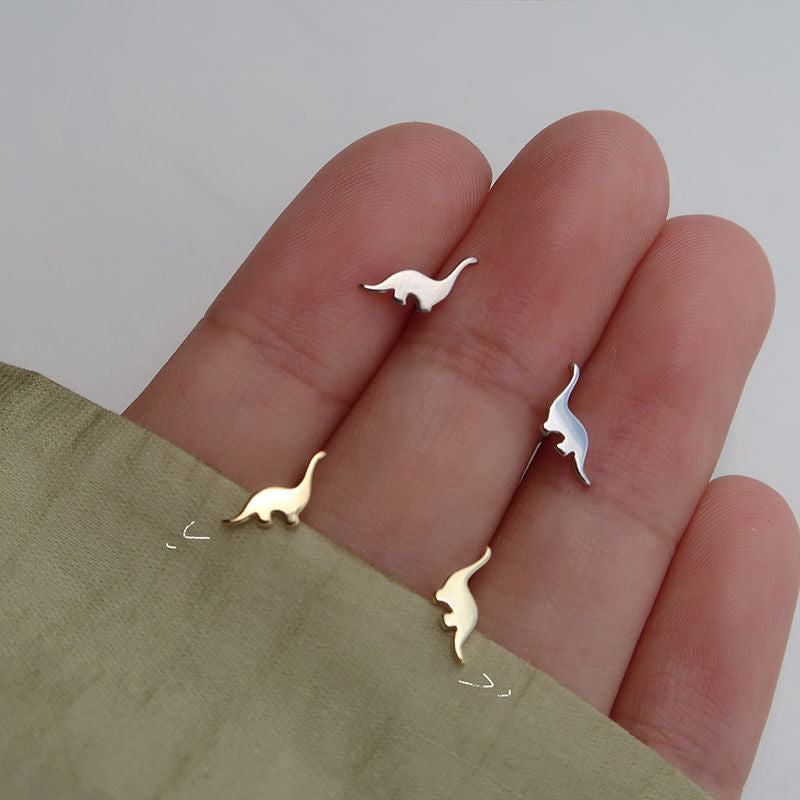 Women's Sterling Sier Simple Petite Niche Design Earrings