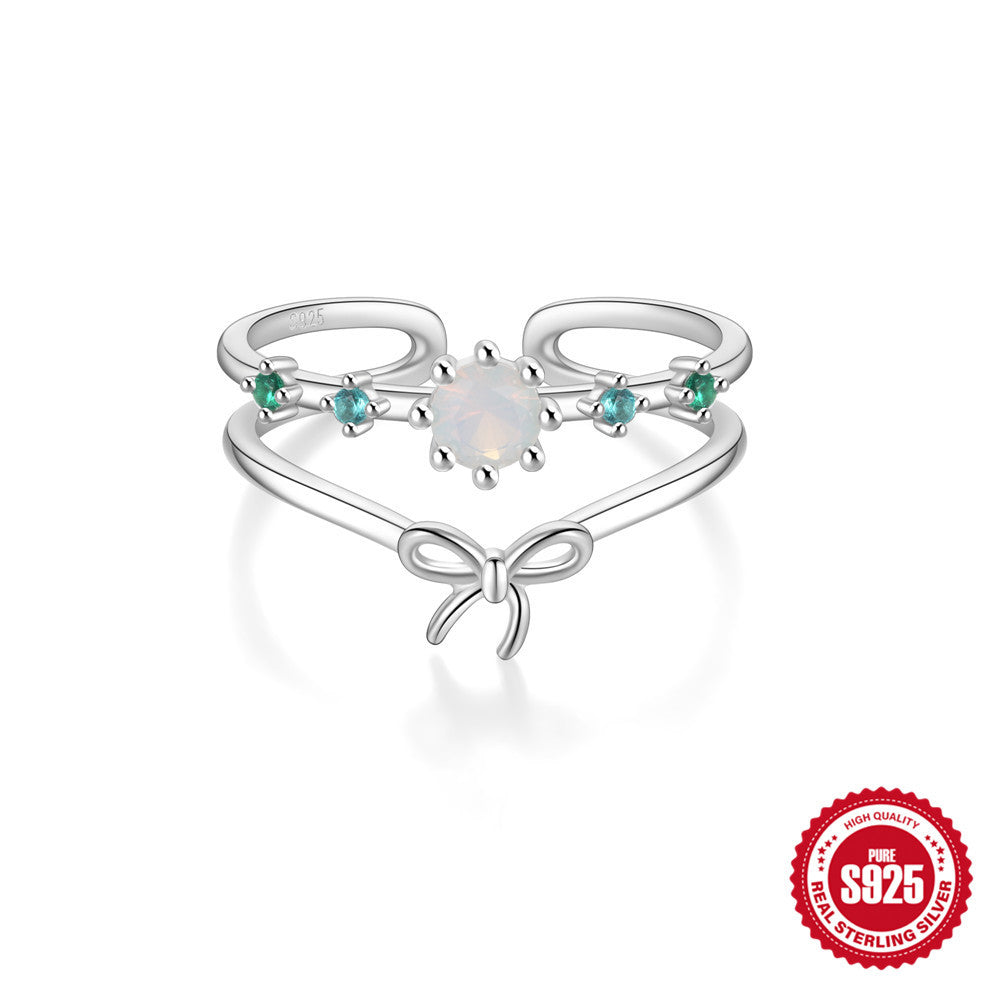 Niche Design Love Petals Open Index Rings