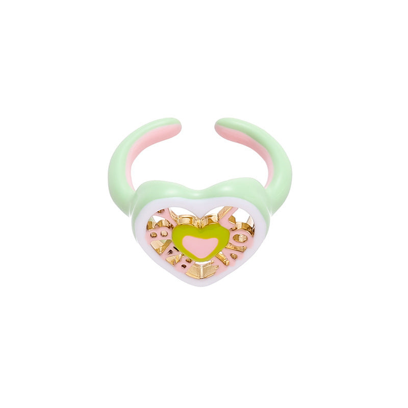Female Affordable Luxury Style High-grade Drop Oil Rings