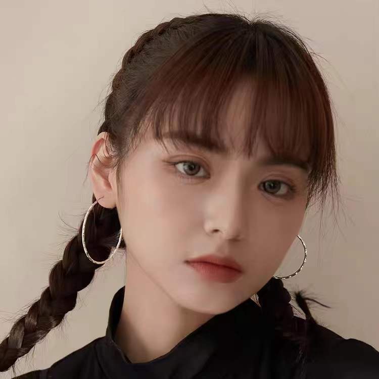 Sterling Sier Starry Ear Elegant Big Earrings
