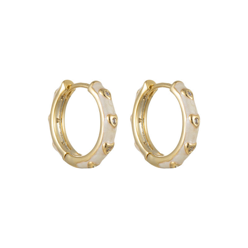 Women's Interest Light Luxury Micro Inlaid Zircon Earrings