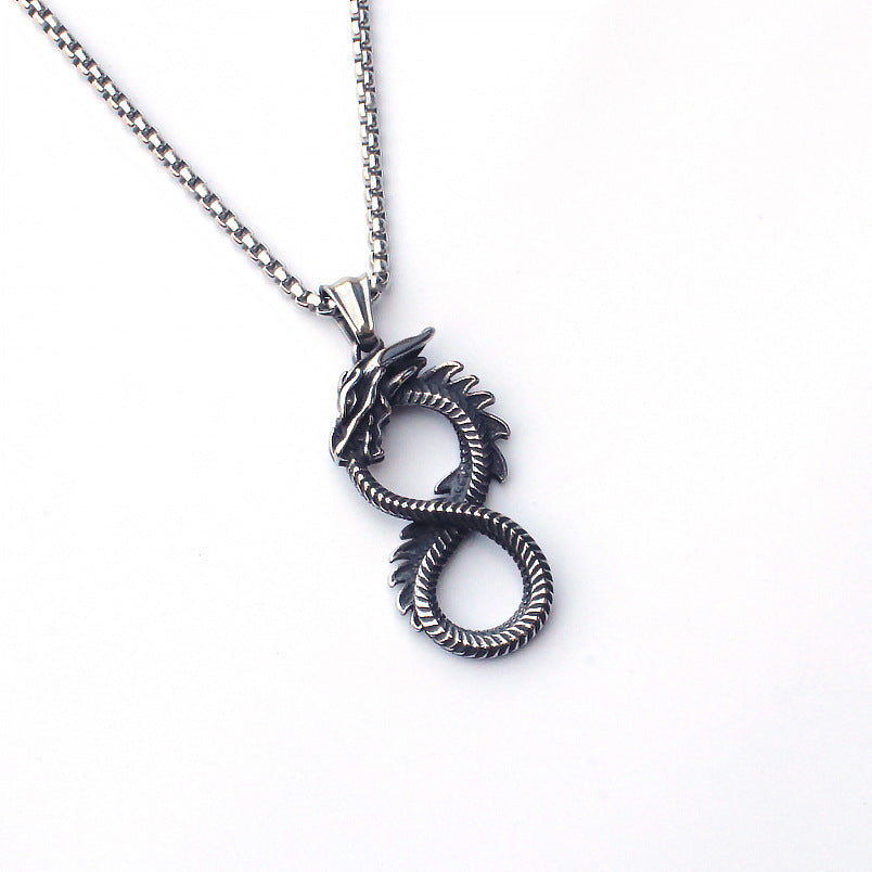 Popular Ornament Vintage Viking Boys Titanium Steel Necklaces