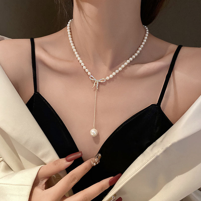 Women's Bow Elegant Light Luxury Niche Design Necklace