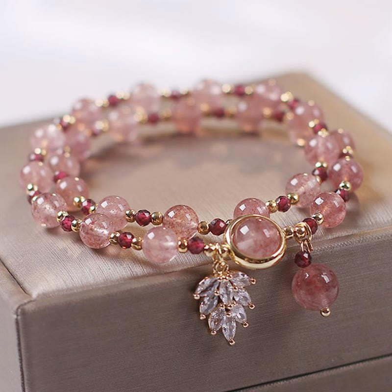 Natural Colorful Hair Crystal Female National Fashion Safety Bracelets