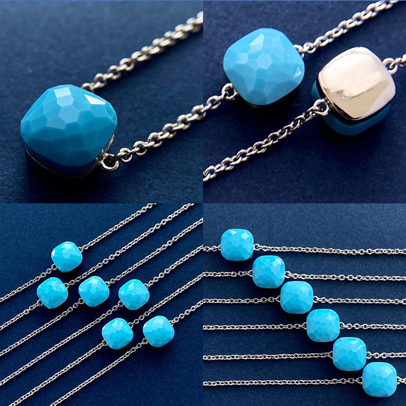 Women's Simple Gem Style Candy Color Crystal Bracelet