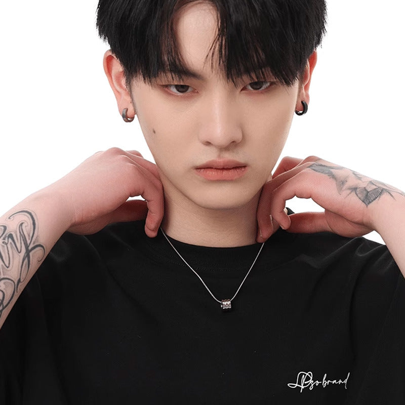 Men's Waist Fashion Clavicle Chain Light Luxury Minority High Sense Boys Necklace