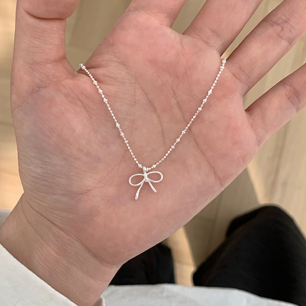 Women's Everyday Joker Sterling Sier Aquamarine Butterfly Necklaces