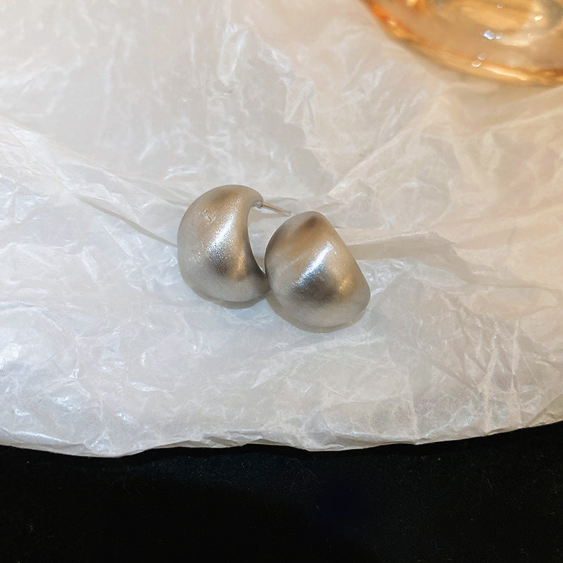 Women's Pearl Love Heart High-grade Niche Temperament Earrings