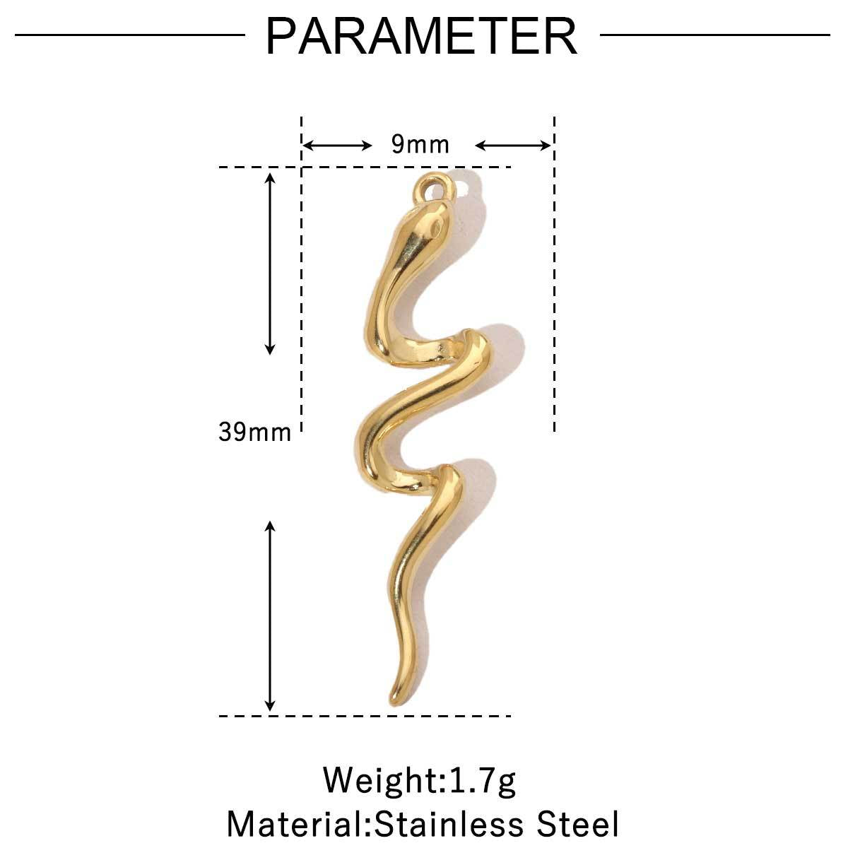 Starfish Snake Titanium Steel Female Gold Necklaces