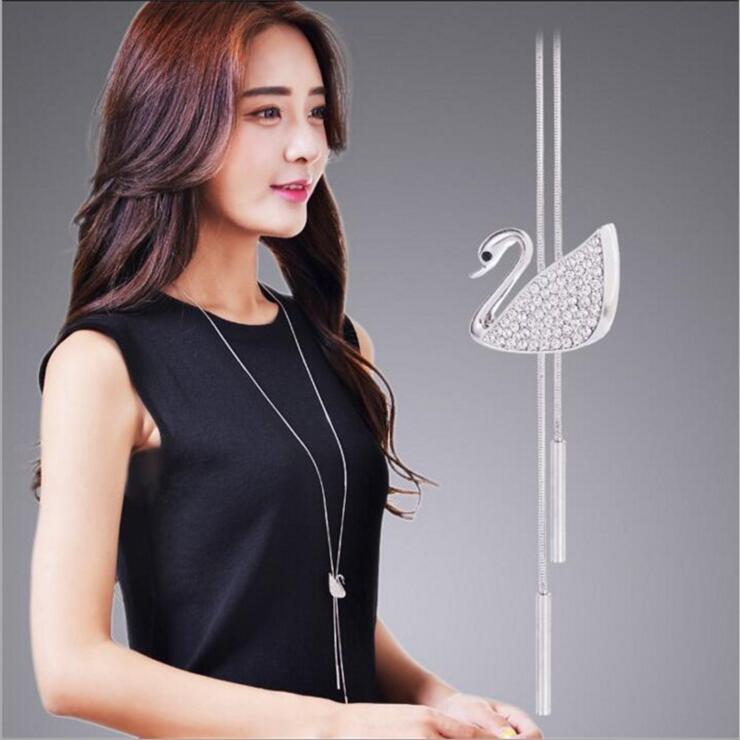 Women's Classic Sweater Chain Long Clothes Accessories Necklaces