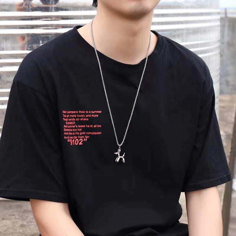 Women's & Men's Steel Trendy Hip Hop Cool Simple Necklaces
