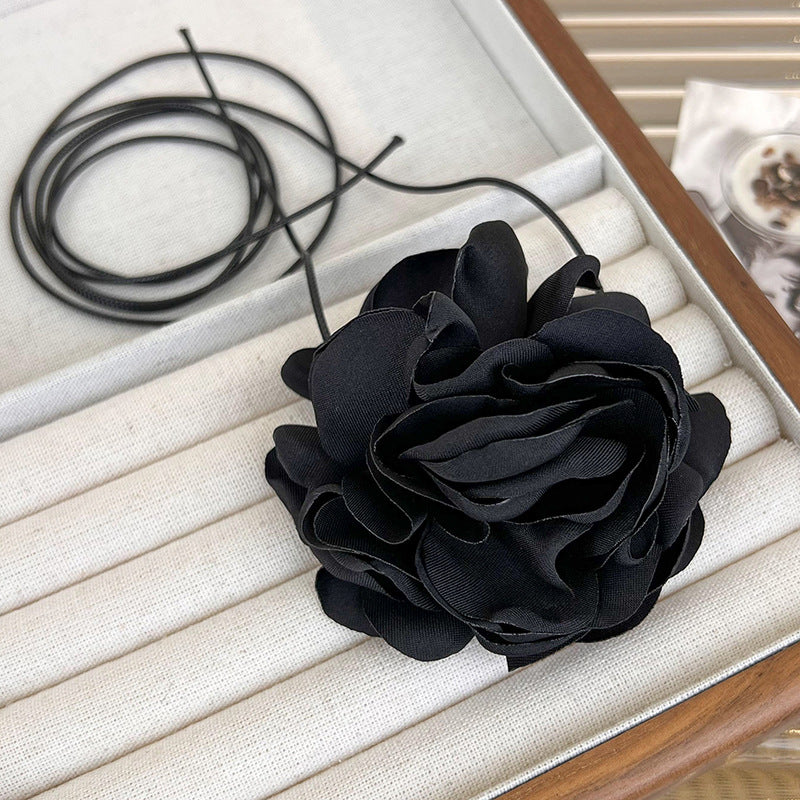 Flower Strap Rose Female Neck Band Necklaces