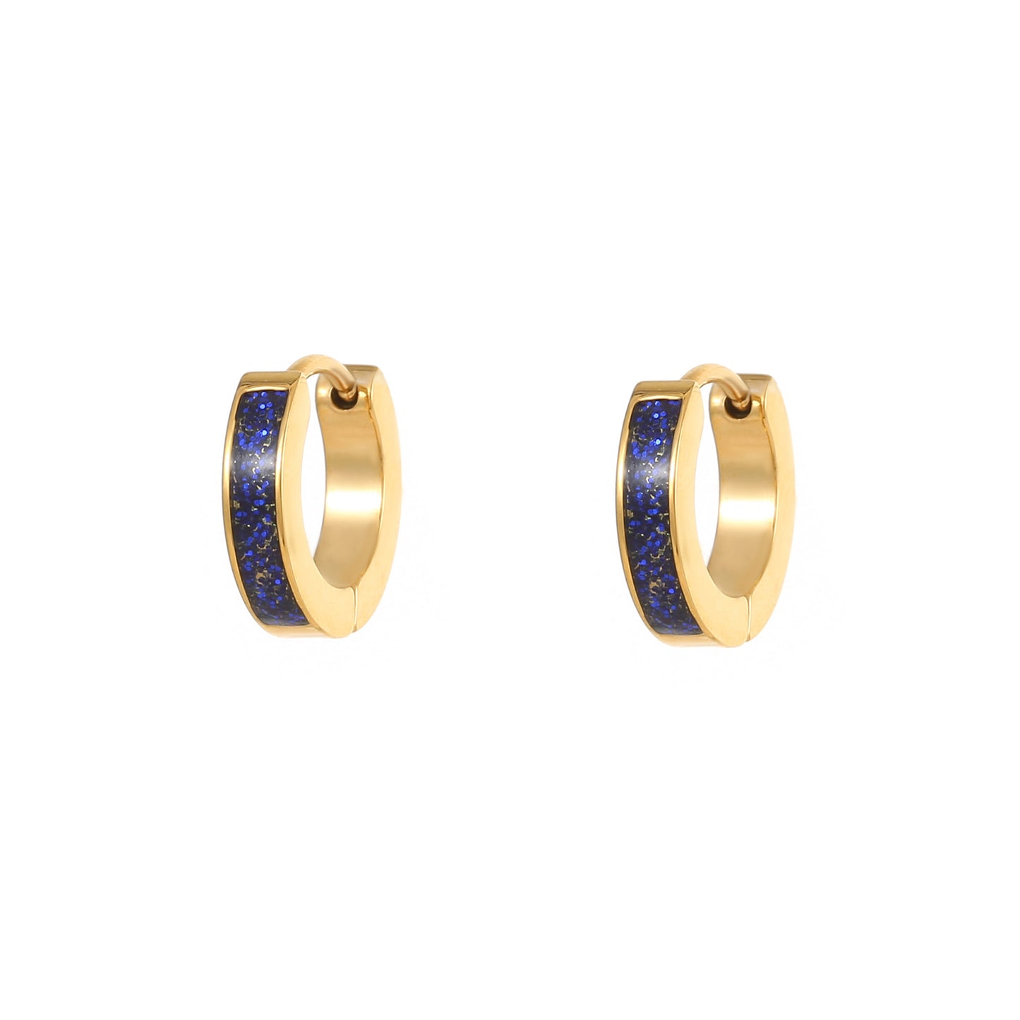 Epoxy Niche Stainless Steel Light Luxury Rings