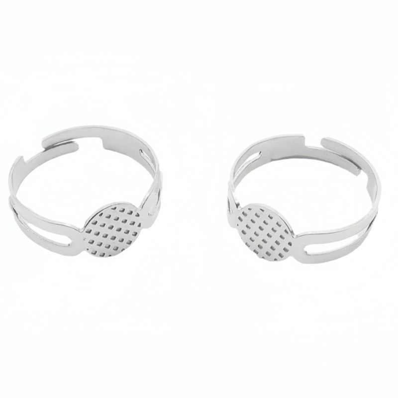 Children's Stainless Steel Adjustable Opening Toy Setting Rings