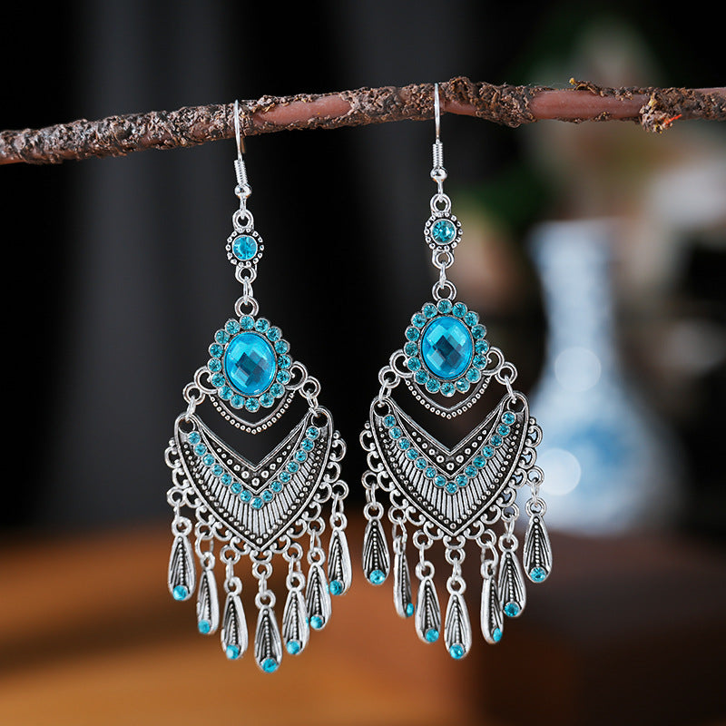 Chinese Textured Imitation Miao Sier Quality Earrings