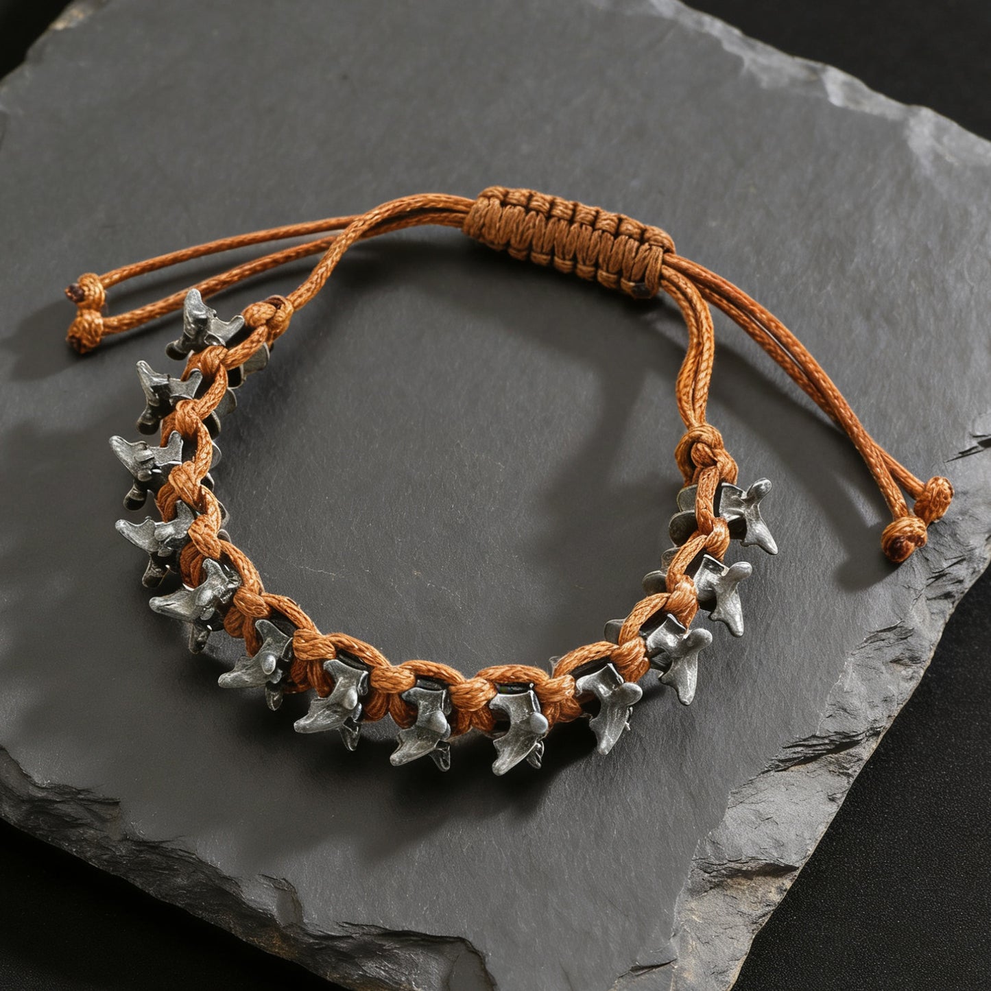 Men's & Women's Personality Punk Dark Alloy Keel Weaving Bracelet