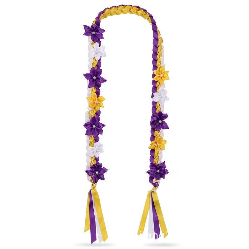 Ribbon Woven Collar Graduation Honor Two-color Ceremony Belts