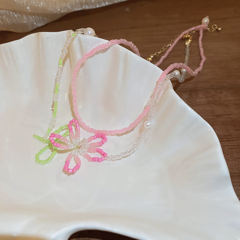 Women's High-grade Accessories Clavicle Chain Super Shiny Necklaces