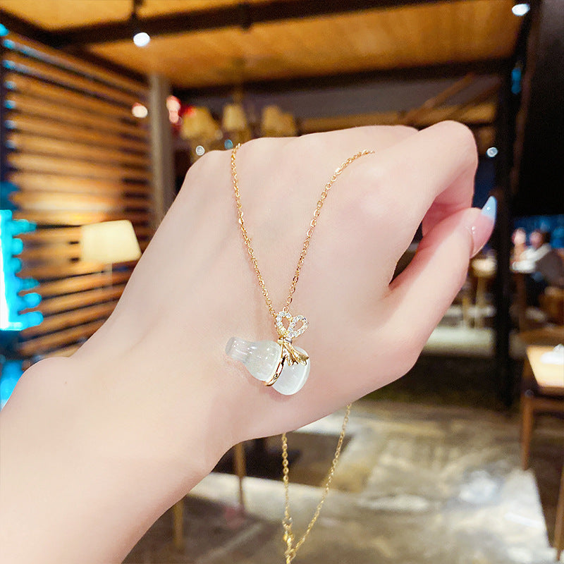 Women's Luxury Titanium Steel For Niche Design Necklaces