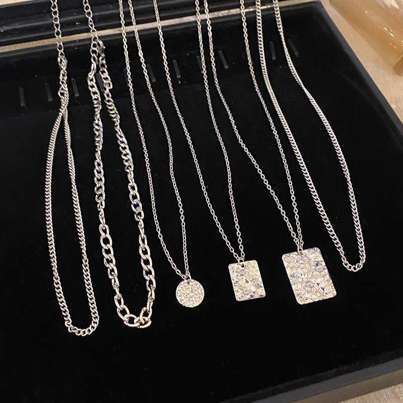 Women's High-grade Accessories Clavicle Chain Super Shiny Necklaces