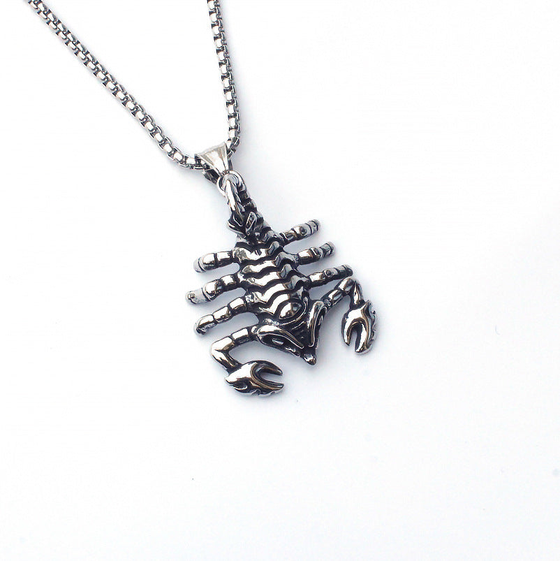 Men's Sword Darkness Dragon Fighter Titanium Steel Necklaces