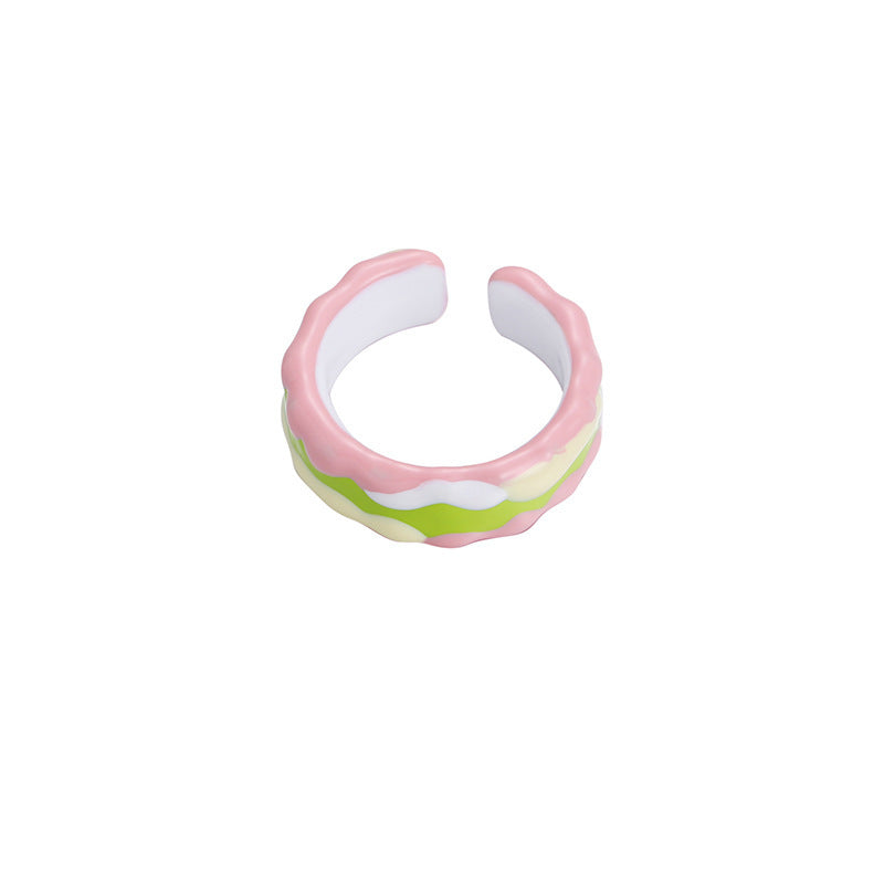 Female Affordable Luxury Style High-grade Drop Oil Rings