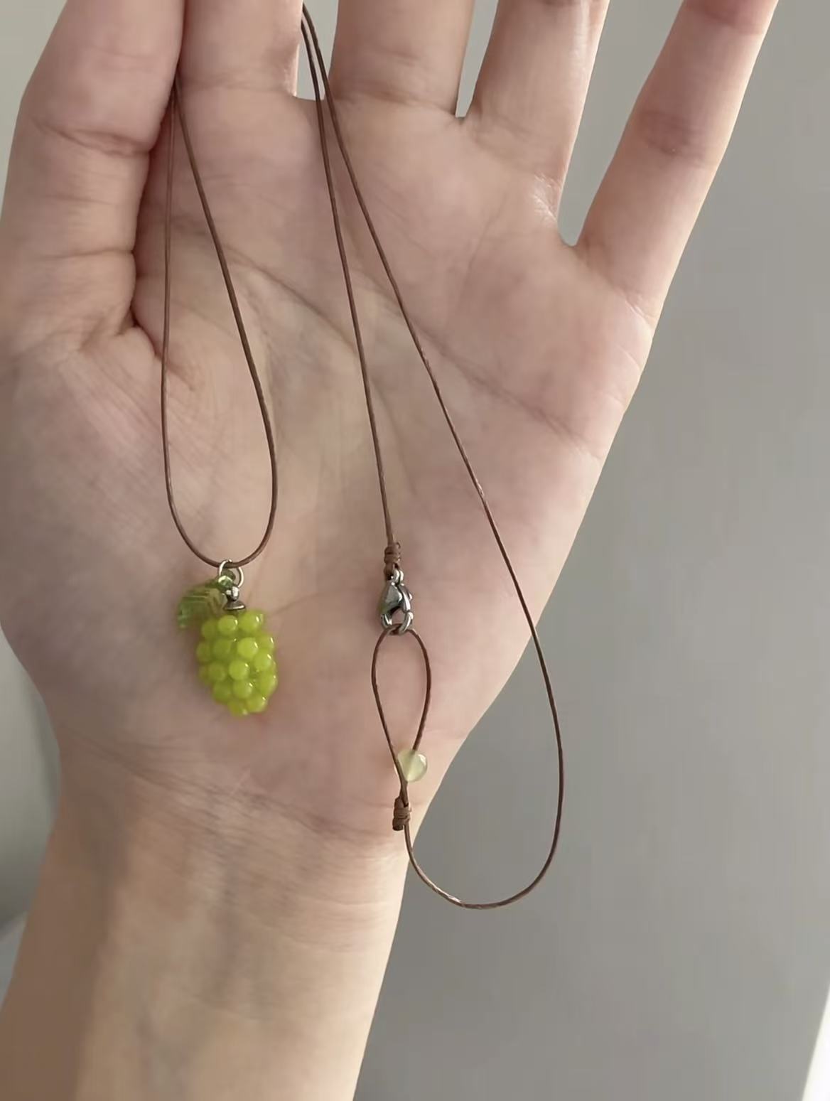 Bohemian Vintage Grape Niche High Sense Necklace
